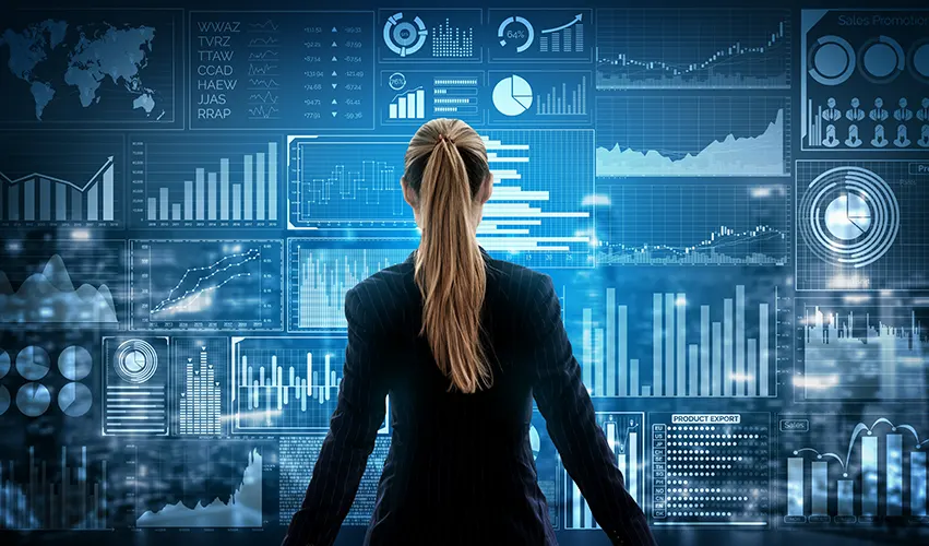 woman with tech background